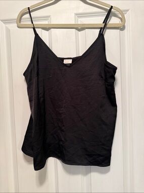 a new day Black V-Neck Spaghetti Strap Cami Top